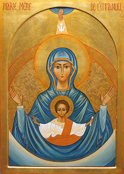 L’icône « Marie, Mère de l’Emmanuel » 
