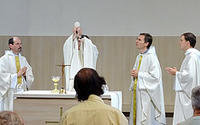 Célébration eucharistique à la chapelle